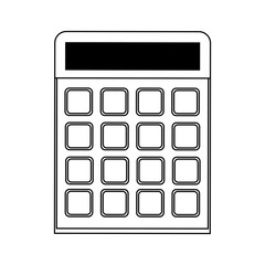 blank keys calculator icon image vector illustration design 