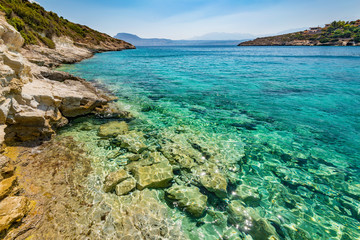 Fototapeta premium Tropical bay on Crete Island, Greece, Eastern Europe