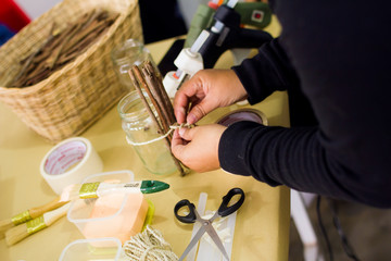 Step by step making vas hand-made decoration