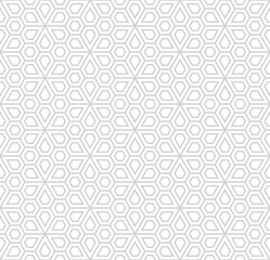 abstract geometric simple floral grid deco pattern