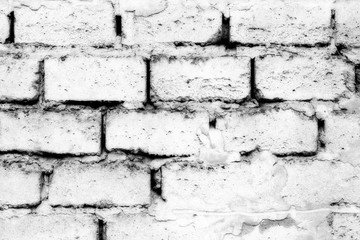 Brick texture with scratches and cracks