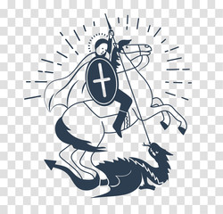 silhouette icon Saint Georgi