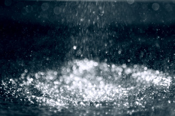 Obraz premium Water background / Water is a transparent and nearly colorless chemical substance that is the main constituent of Earth's streams, lakes, and oceans, and the fluids of most living