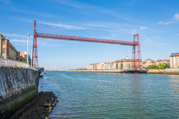 The Vizcaya Bridge is a transporter bridge that links the towns of Portugalete and Las Arenas close to Bilbao, Basque Country, Spain. It is the worlds oldest transporter bridge and was built in 1893