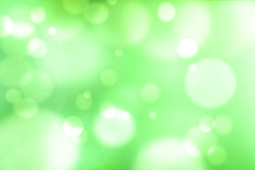 Obraz premium Green bokeh background