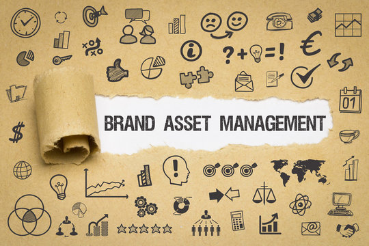 Brand Asset Management / Papier Mit Symbole