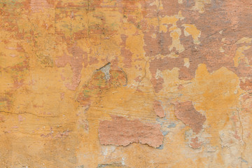 Orange old wall