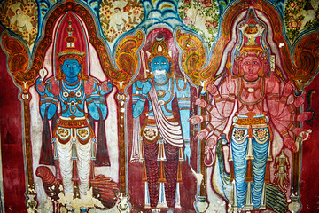 Buddhist monastery, Mulkirigala, Sri Lanka