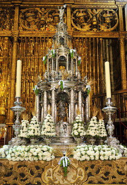 Custodia de Arfe, Catedral de Sevilla, Espa&ntilde;a
