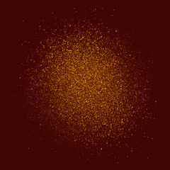 graffiti sprayed mist light effect in orange on burgundy