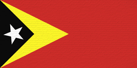 Flag of East Timor Wall