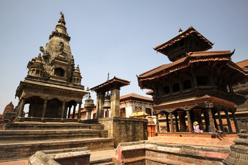  Temples at Durbar Square, Bhaktapur, Nepal