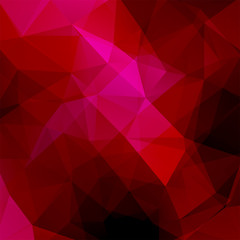 Obraz premium Abstract background consisting of red triangles. Geometric design for business presentations or web template banner flyer. Vector illustration
