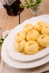 Naklejka na ściany i meble Silesian potato dumplings