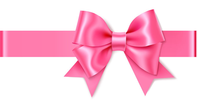 Pink Bow Images – Browse 1,950 Stock Photos, Vectors, and Video