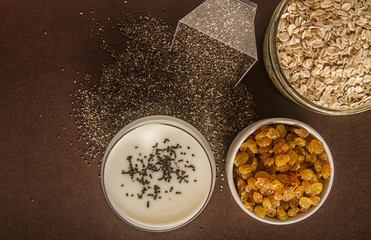 breakfast, oat flakes