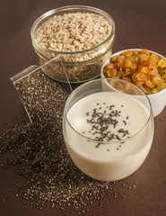 breakfast, oat flakes