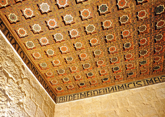 Artesonado mudéjar medieval