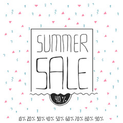 Summer sale banner.