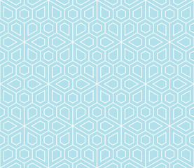 abstract geometric simple floral grid deco pattern