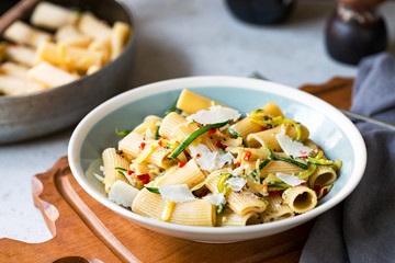 Pasta with Zucchini and Chili