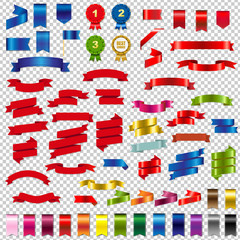 Color Web Ribbons Big Set