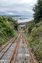 Fototapeta na wymiar Funicular railway at Aberysthwyth, Wales