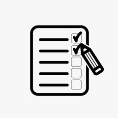 Shopping list icon