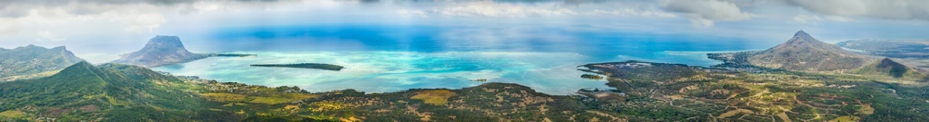View from the highest peak of Mauritius. Panorama © Olga Khoroshunova
