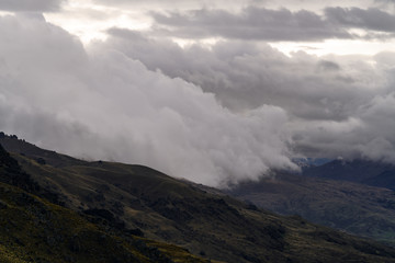 Fototapeta na wymiar Criffel Range Big Cloud | Central Otago, NZ
