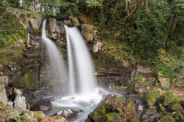 Obraz premium Fudo Waterfall of Susono Kairakuen Park