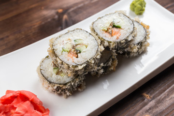 Fried sushi, roll