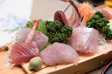 刺身の盛り合わせ 和食