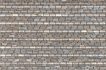 Gray brick wall, seamless texture