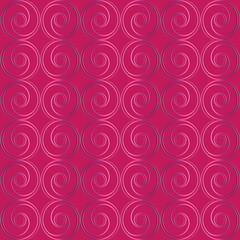 circle geometric retro pattern