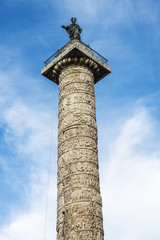 Marco Aurelio column in Rome, Italy