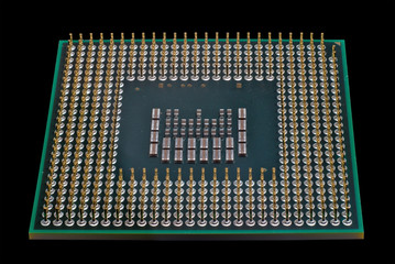 CPU close up shot