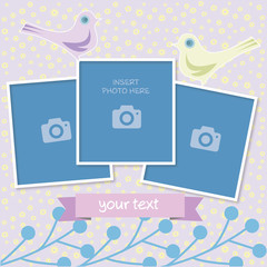 two lovers of pigeons and picture frames