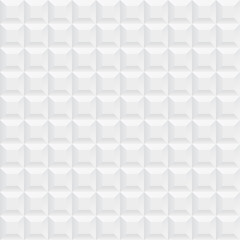 White ceramic cubes texture - seamless.