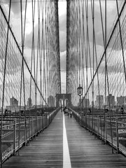 Obraz premium Most Brookliński, NYC