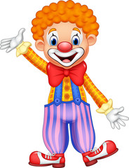 Cartoon funny clown