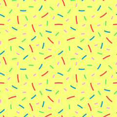 Bright colorful memphis pattern - seamless.