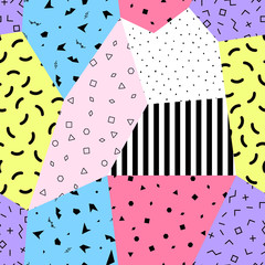 Obraz premium Vector abstract seamless pattern.