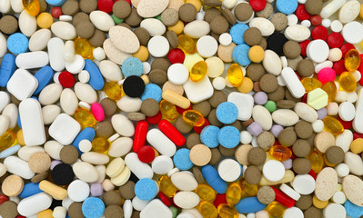pills background texture