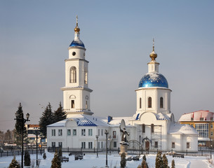 Church of Kazan icon of Our Lady in Maloyaroslavets. Kaluga oblast. Russia
