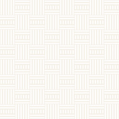 Abstract Geometric Pattern With Stripes Lattice. Subtle Seamless Vector Background