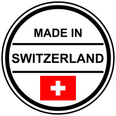 stamp Made in switzerland