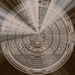 Brown abstract background with circles