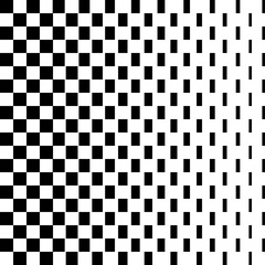 Black and white dots background in Halftone design. Vector isolated.