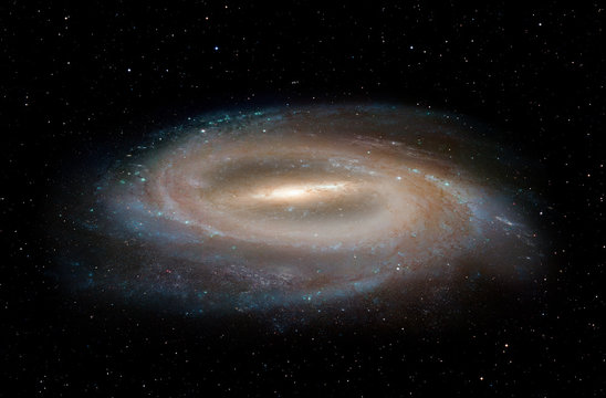 Our galaxy is milky way ( barred spiral galaxy NGC 1073, Milky Way galaxy has been amended as) "Elements of this image furnished by NASA "